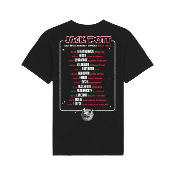 Jack Pott - Tour-Shirt "Der Hass schlägt zurück" – Bild 2